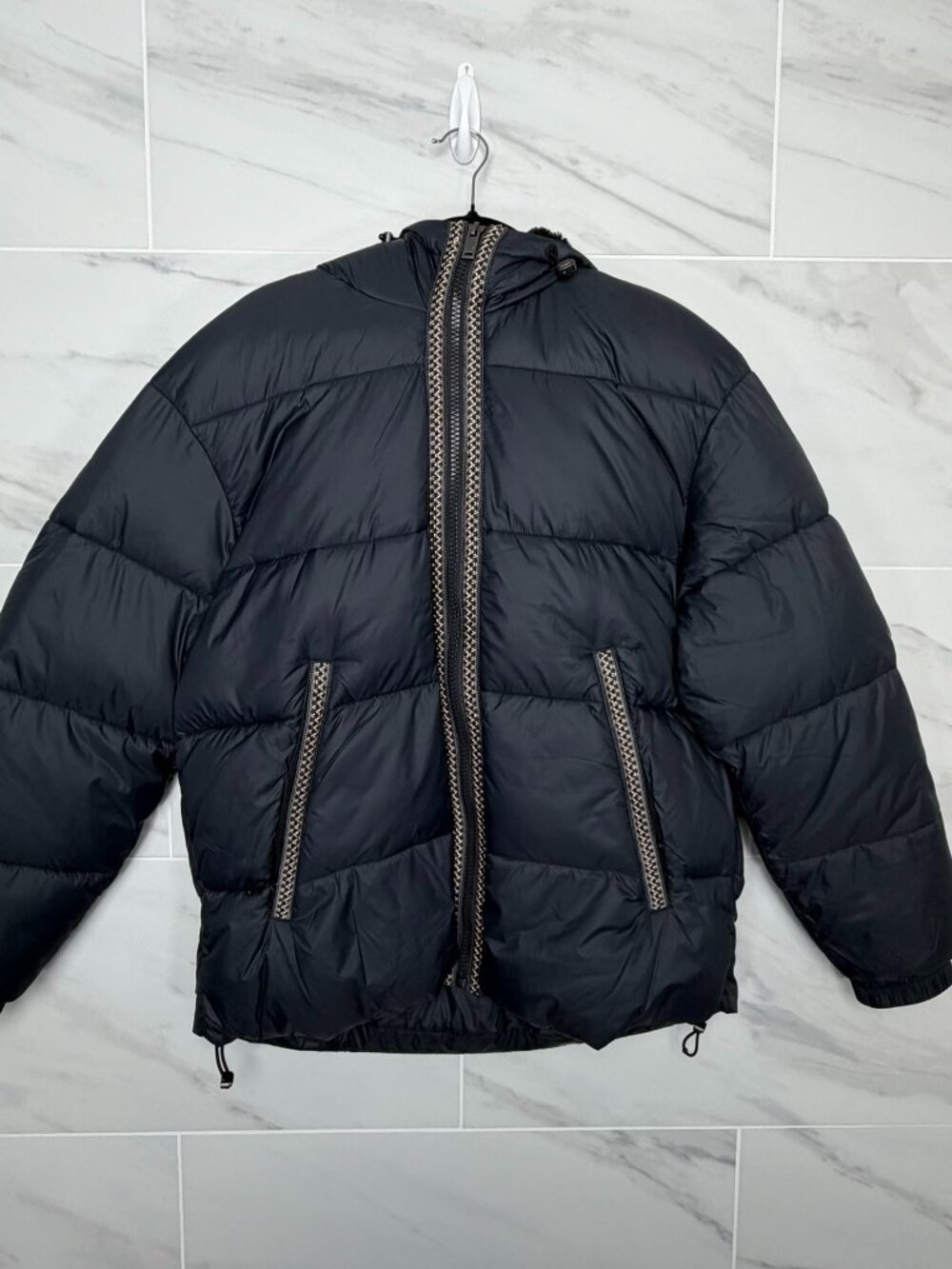 UGG Xayden UGGBRAID Puffer Jacket 'Black' 1171452-BLK Multi Size